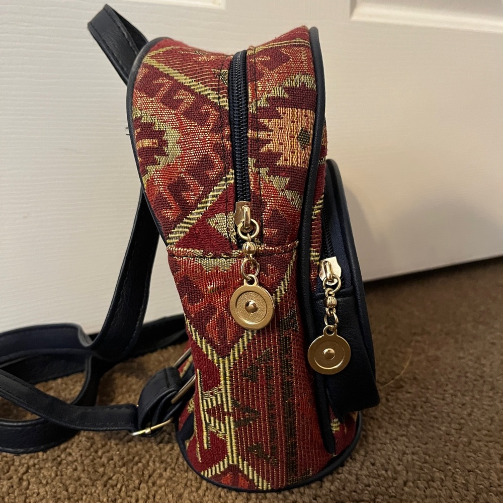 Tribal Pattern Mini Backpack - image 3